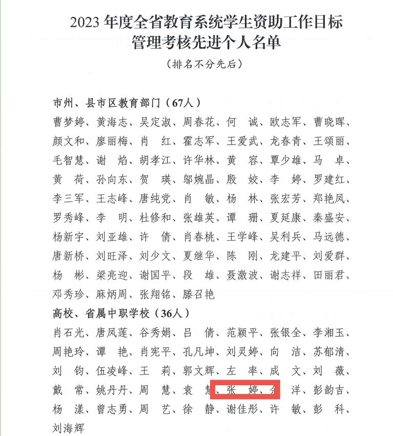 24848威尼斯获2023年全省教育系统学生资助工作通报表扬3.png